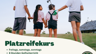 Gruppenkurs – Platzreife am Wochenende!